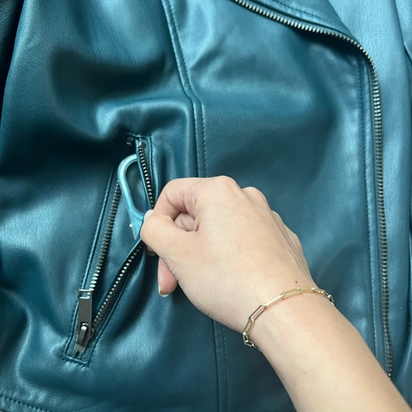 GAP Faux-Leather Moto Jacket - Picture 9 of 10